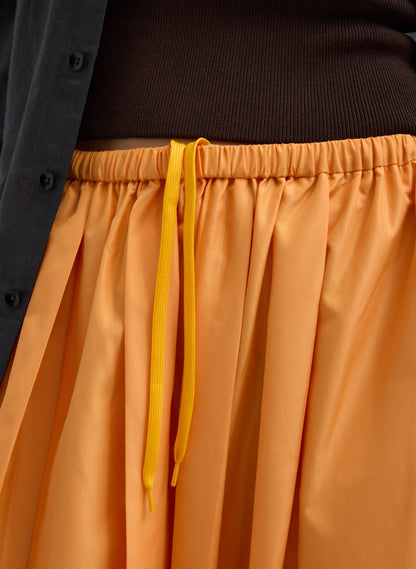 Summer Nylon Zeppelin Pant Orange - Tibi