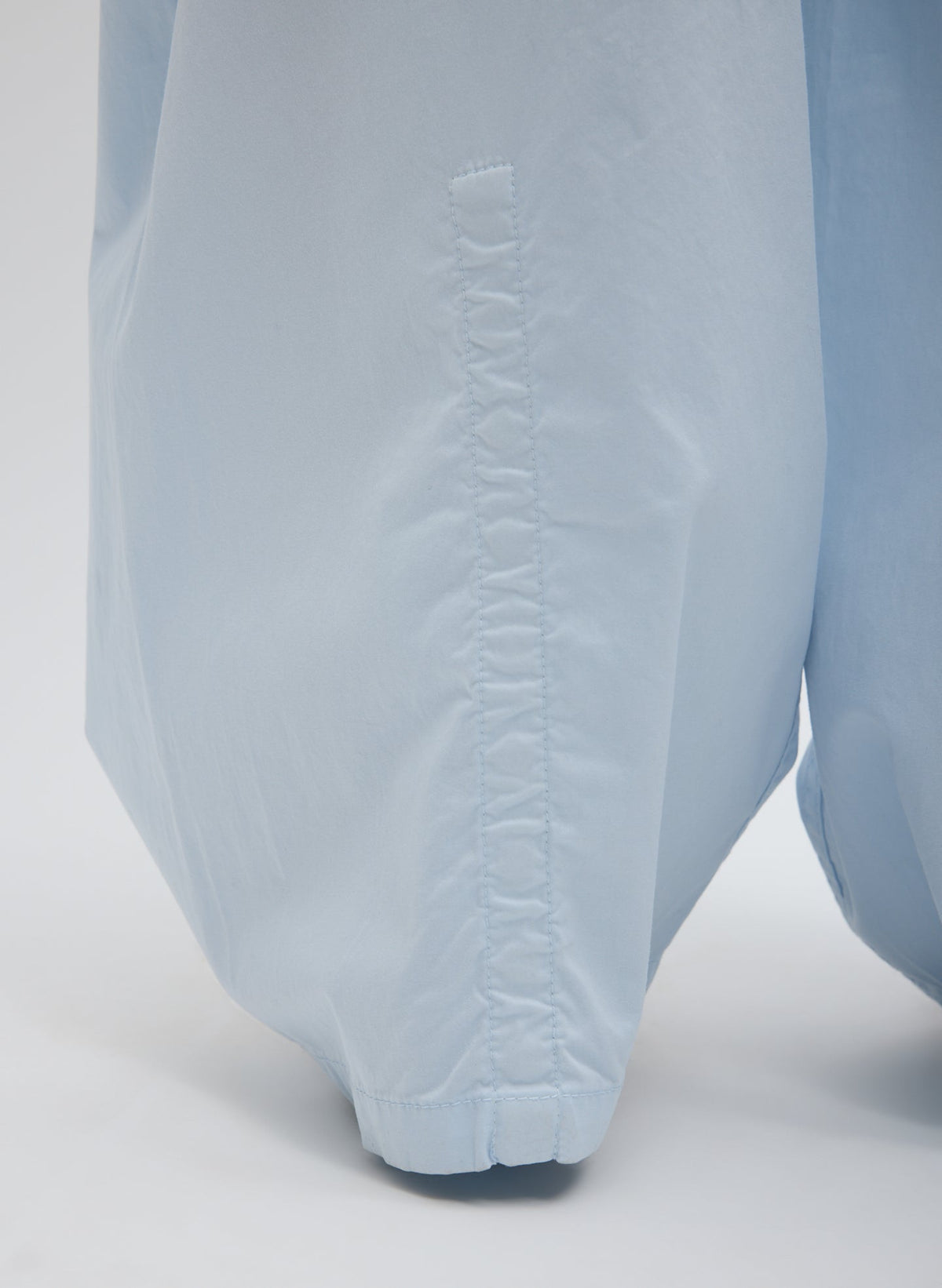 Garment Dyed Silky Cotton Winslow Pull On Pant Pale Blue - Tibi