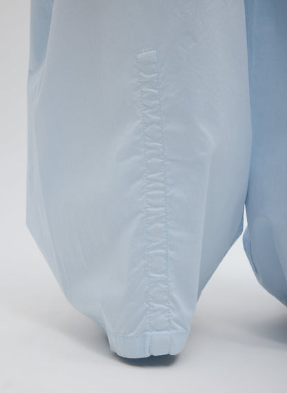 Garment Dyed Silky Cotton Winslow Pull On Pant Pale Blue - Tibi
