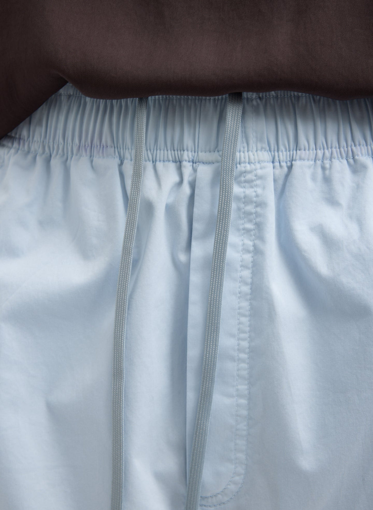 Garment Dyed Silky Cotton Winslow Pull On Pant Pale Blue - Tibi