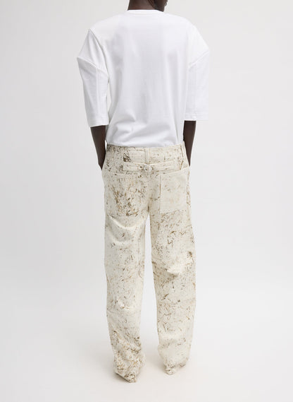 Calcimin Denim Fischer Jean Ivory Multi - Tibi
