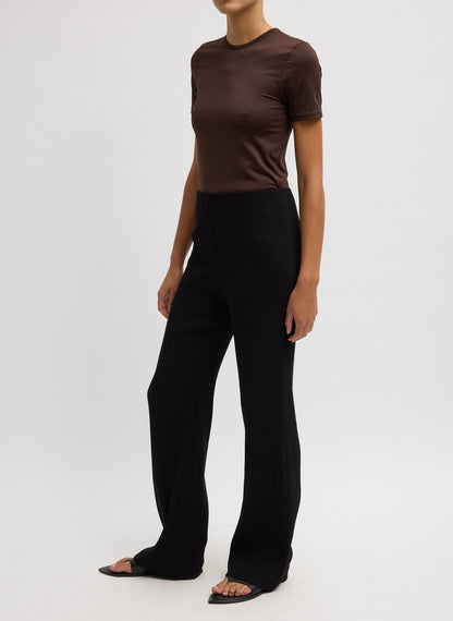 Viscose Plisse Corbit Pant Black - Tibi