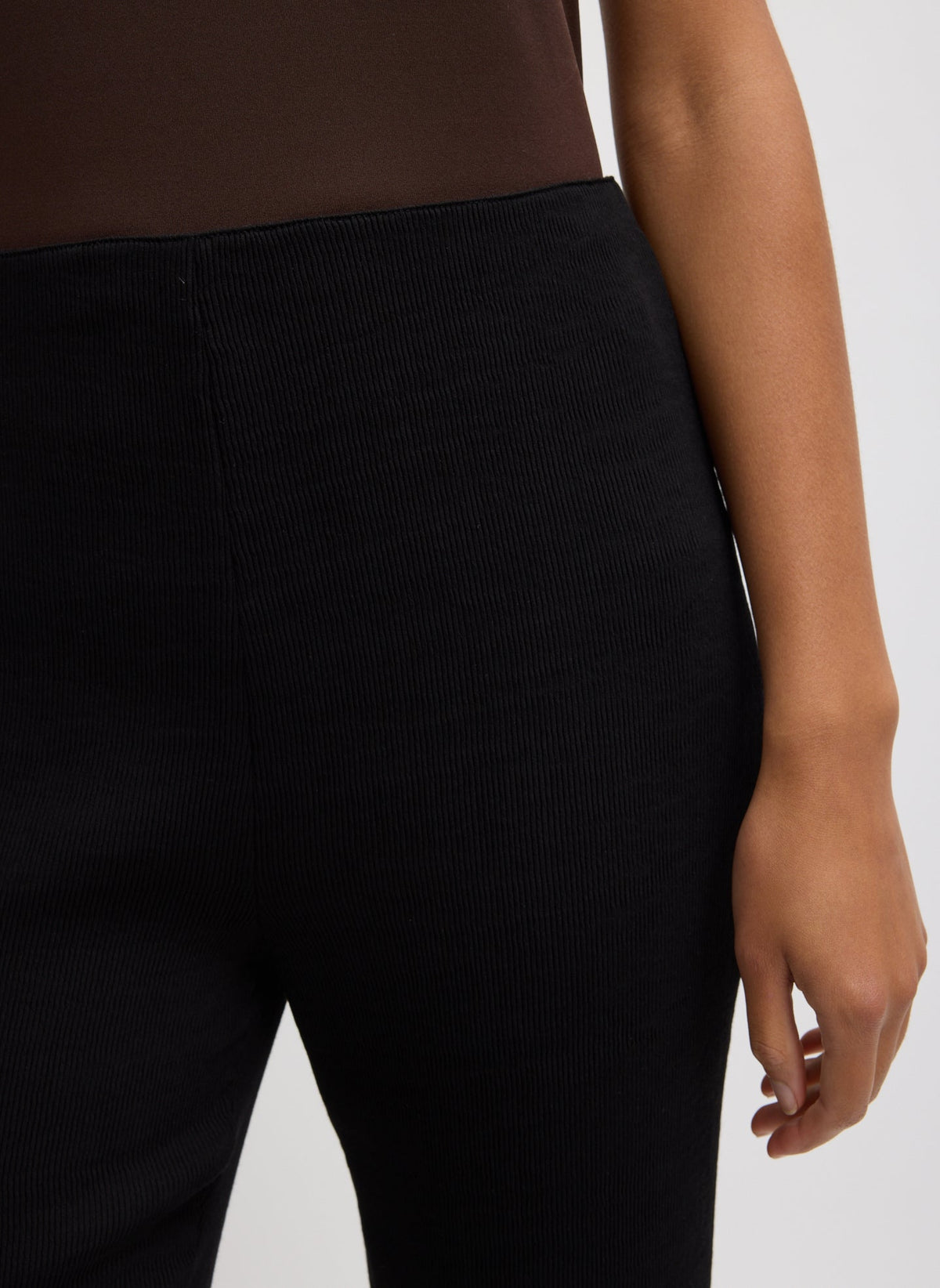 Viscose Plisse Corbit Pant Black - Tibi