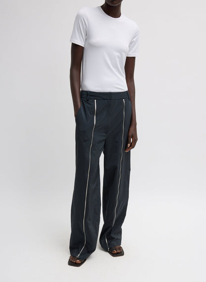 Nylon Zipper Trouser Black - Tibi