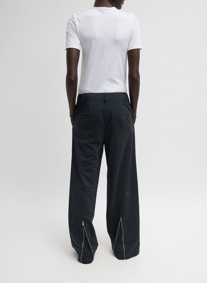 Nylon Zipper Trouser Black - Tibi