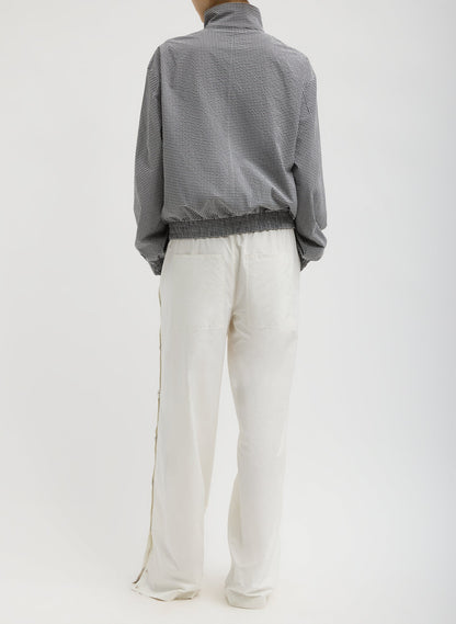 Nylon Snap Pull On Jogger White - Tibi