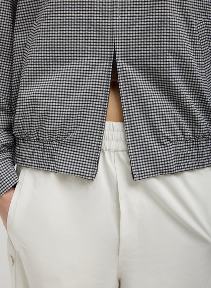 Nylon Snap Pull On Jogger White - Tibi