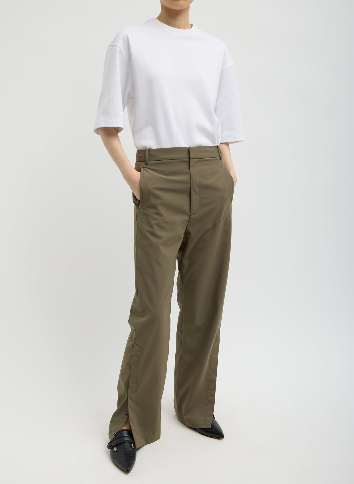 Tech Suiting Mark Trouser Dark Hazelnut - Tibi