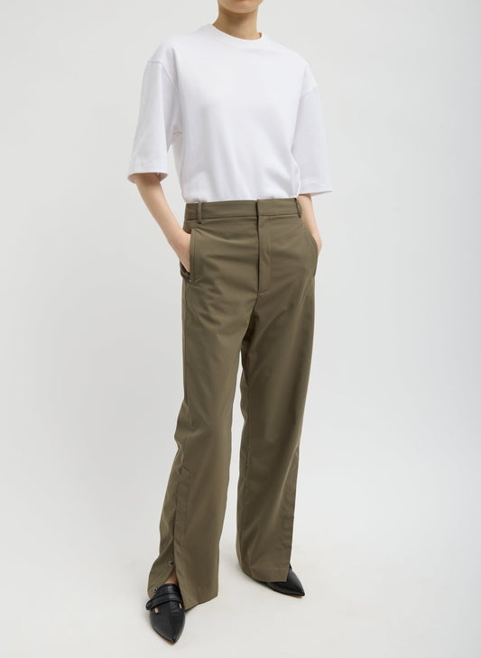 Tech Suiting Mark Trouser Dark Hazelnut - Tibi