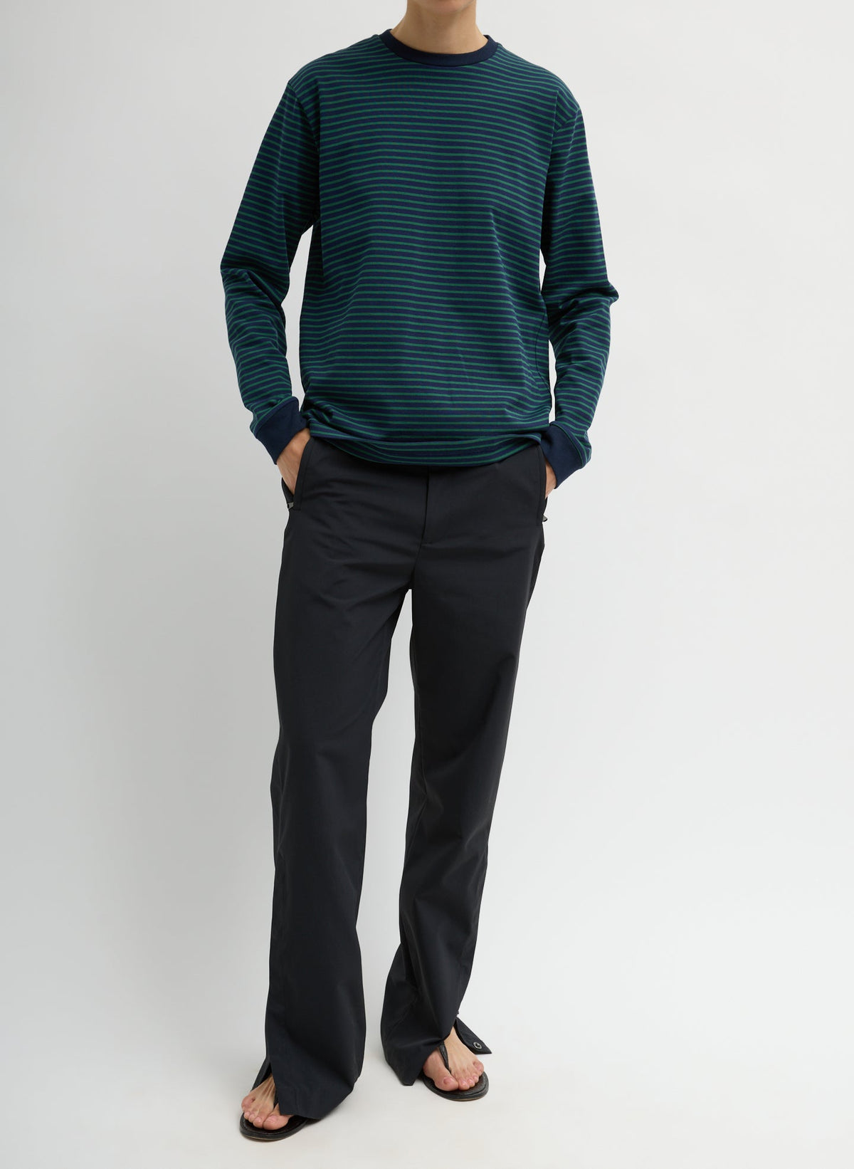 Tech Suiting Mark Trouser Black - Tibi