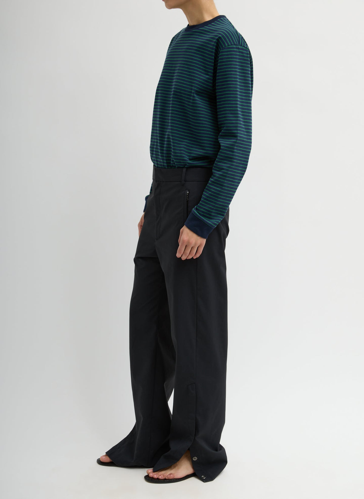 Tech Suiting Mark Trouser Black - Tibi