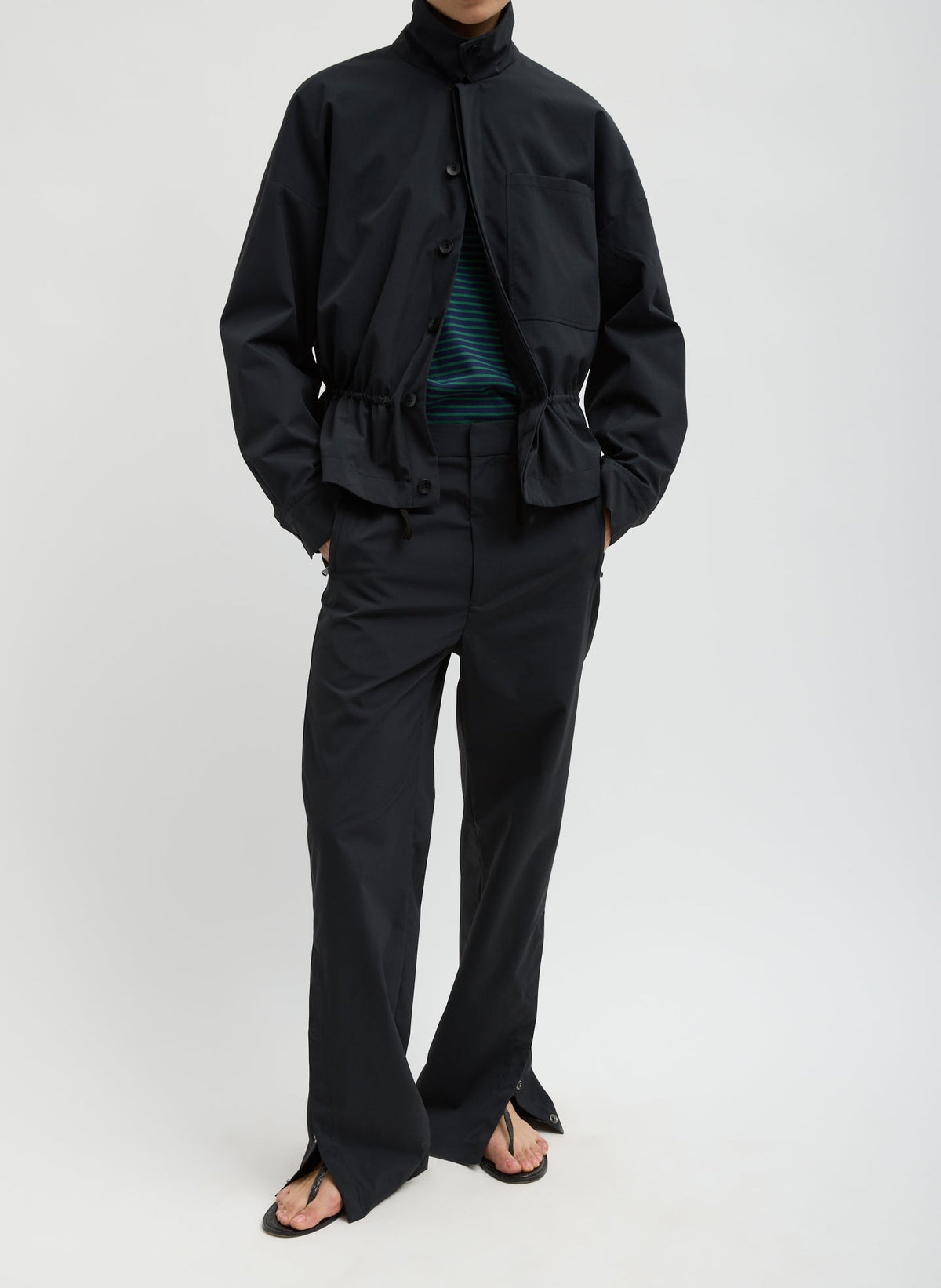 Tech Suiting Mark Trouser Black - Tibi