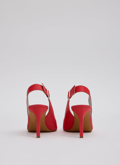 Silk Reyner Pump Red - Tibi