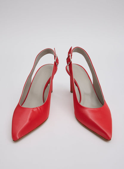 Silk Reyner Pump Red - Tibi