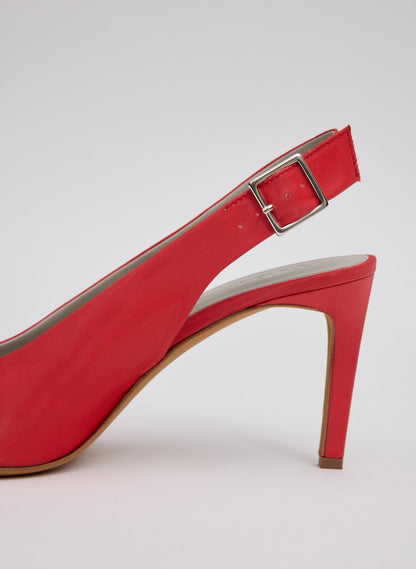 Silk Reyner Pump Red - Tibi