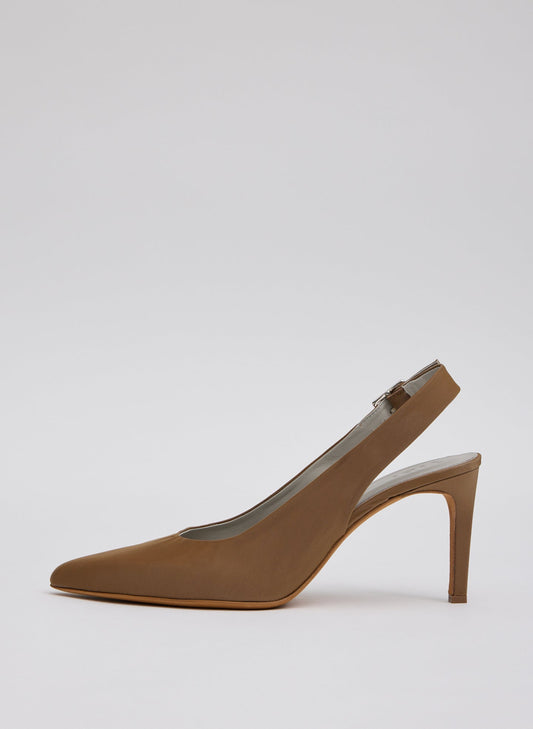 Silk Reyner Pump Brown - Tibi