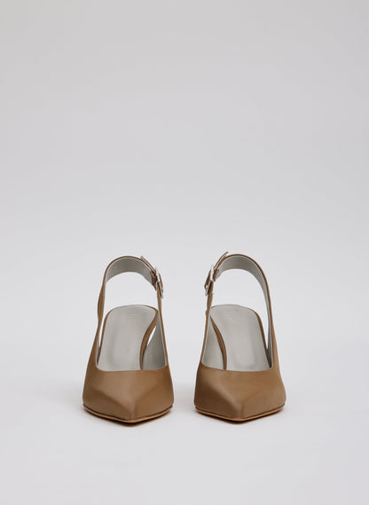 Silk Reyner Pump Brown - Tibi