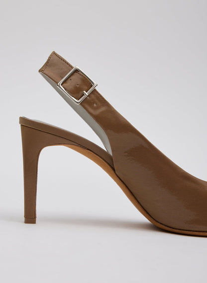 Silk Reyner Pump Brown - Tibi