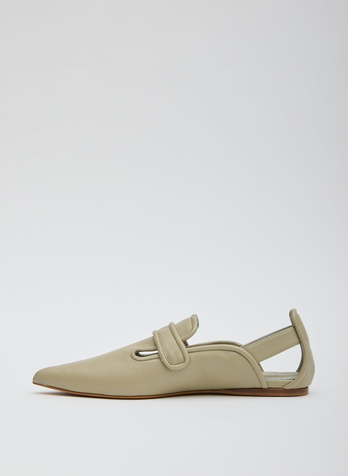Cozy Rudolph Flat Dusty Green - Tibi