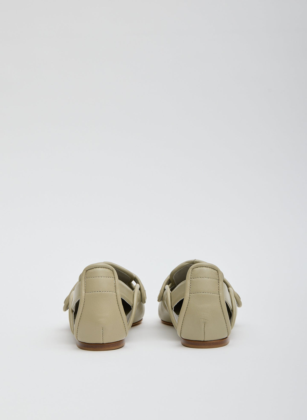 Cozy Rudolph Flat Dusty Green - Tibi