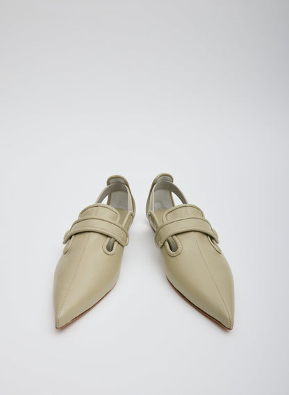 Cozy Rudolph Flat Dusty Green - Tibi