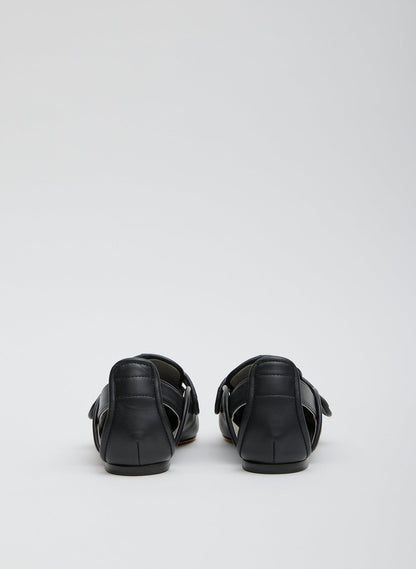 Cozy Rudolph Flat Dark Navy - Tibi