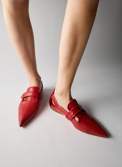 Cozy Rudolph Flat Red - Tibi
