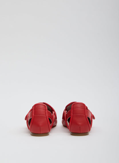 Cozy Rudolph Flat Red - Tibi