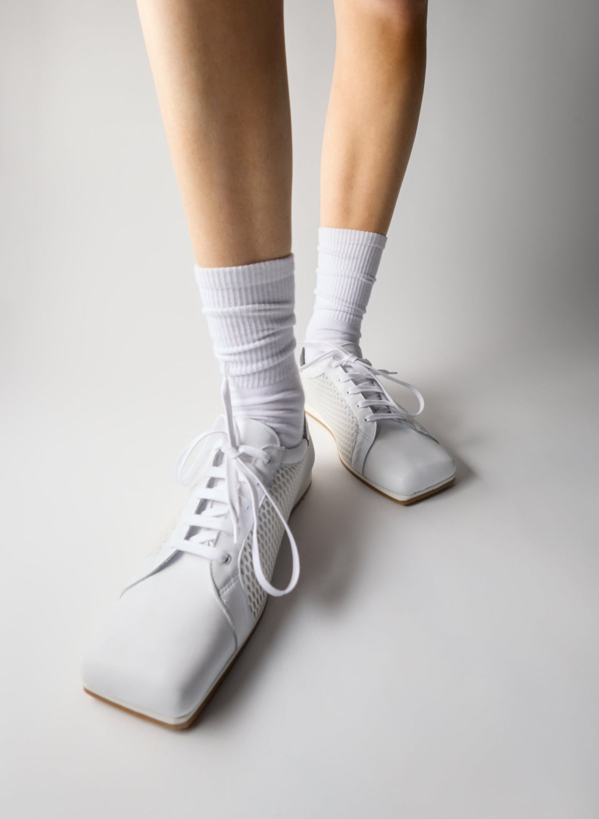 Seth Mesh Sneaker White - Tibi
