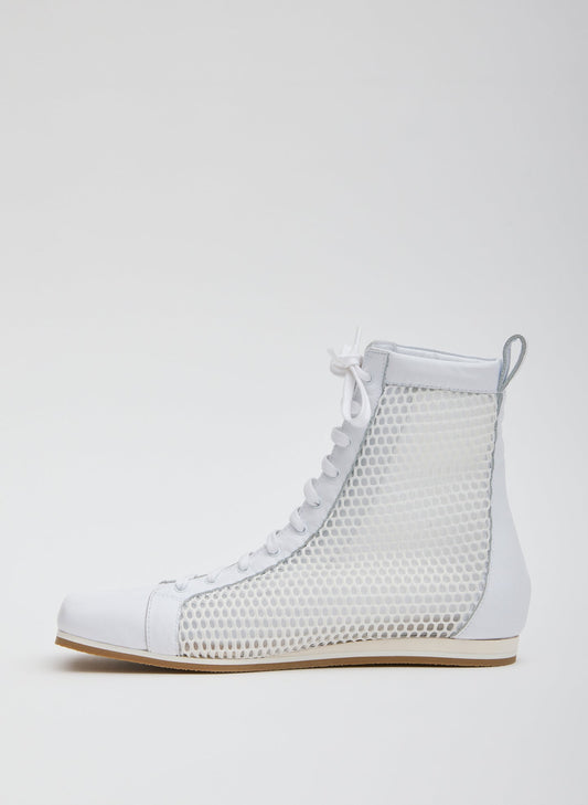 Seth Mesh High Top Sneaker White - Tibi