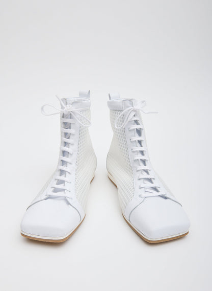Seth Mesh High Top Sneaker White - Tibi
