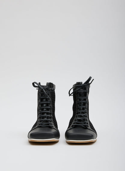 Seth Mesh High Top Sneaker Black - Tibi