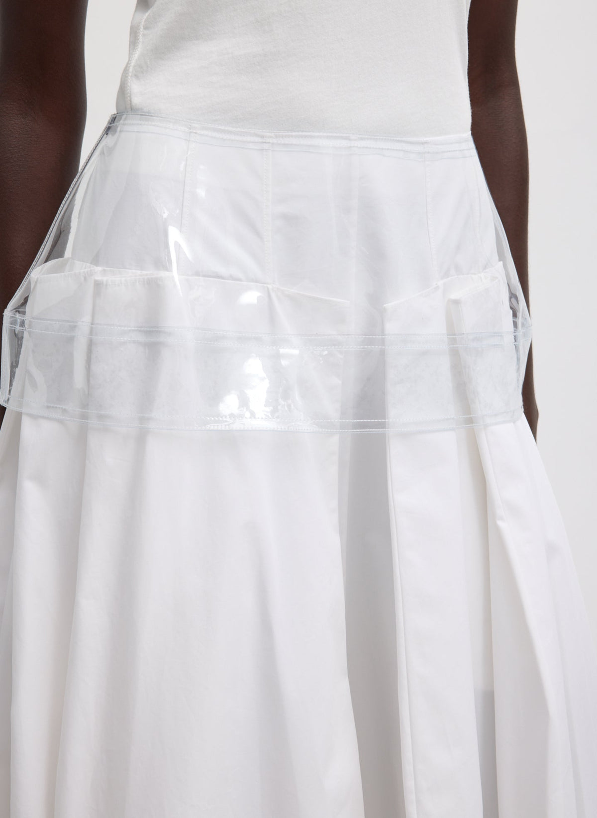 PVC Peplum Belt Clear - Tibi