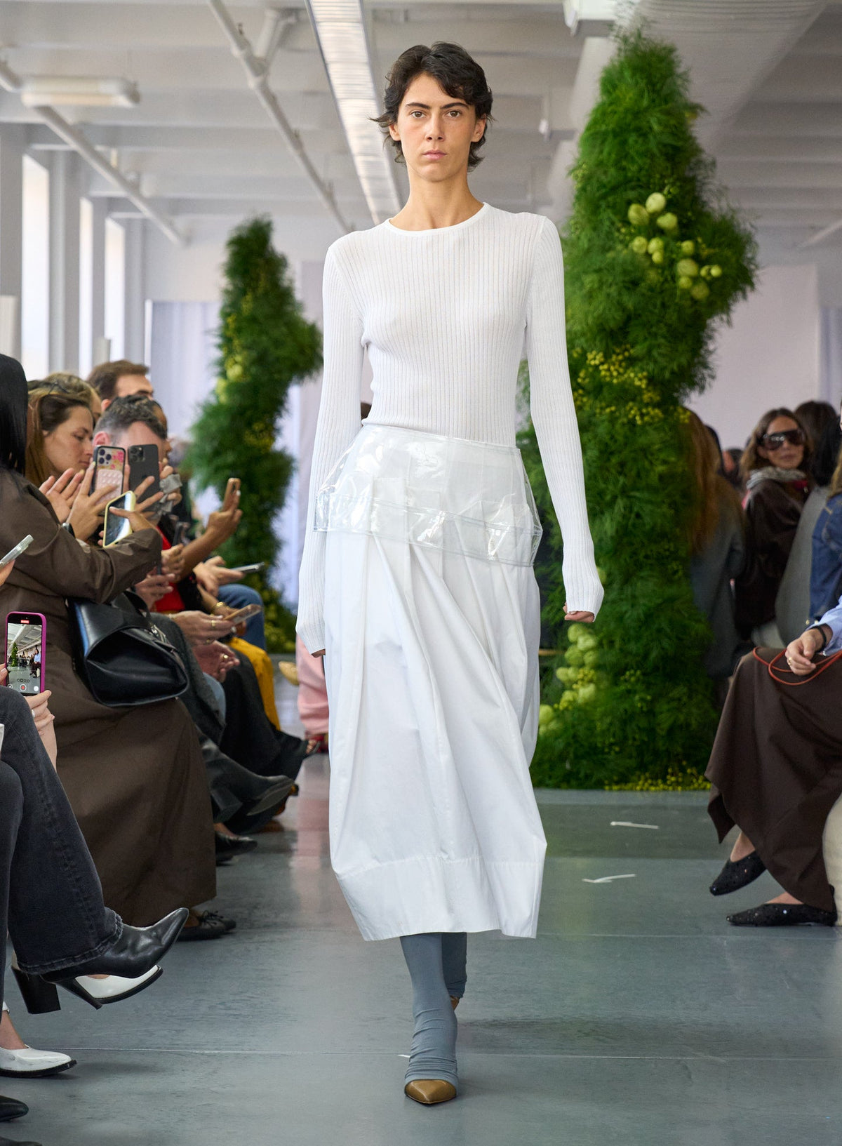 PVC Peplum Belt Clear - Tibi