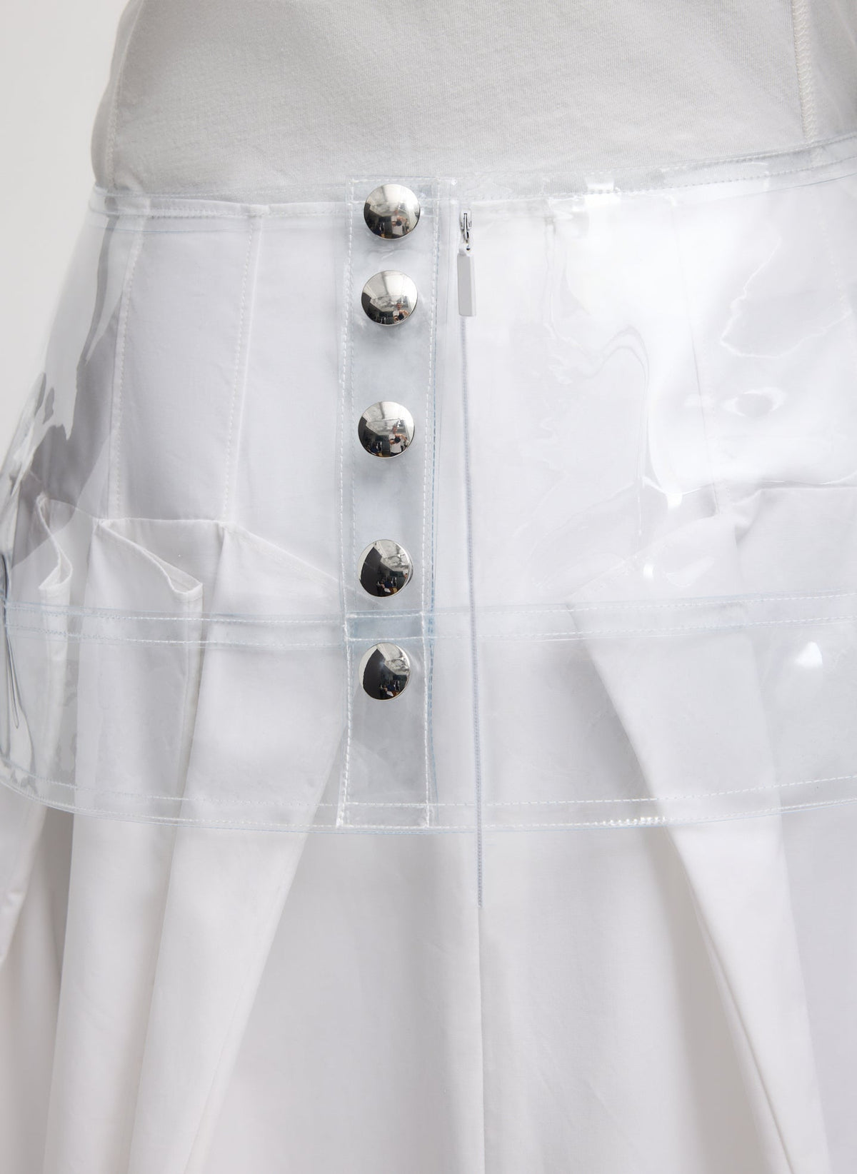 PVC Peplum Belt Clear - Tibi