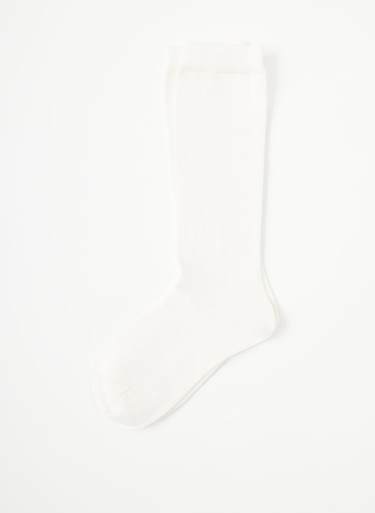 Classic Cotton Socks Ivory - Tibi