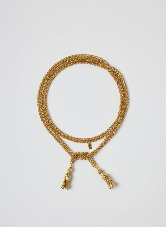 Tassel Necklace Gold - Tibi