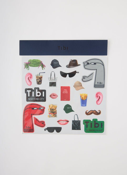 Borg Dress Up Sticker Sheet Multi - Tibi
