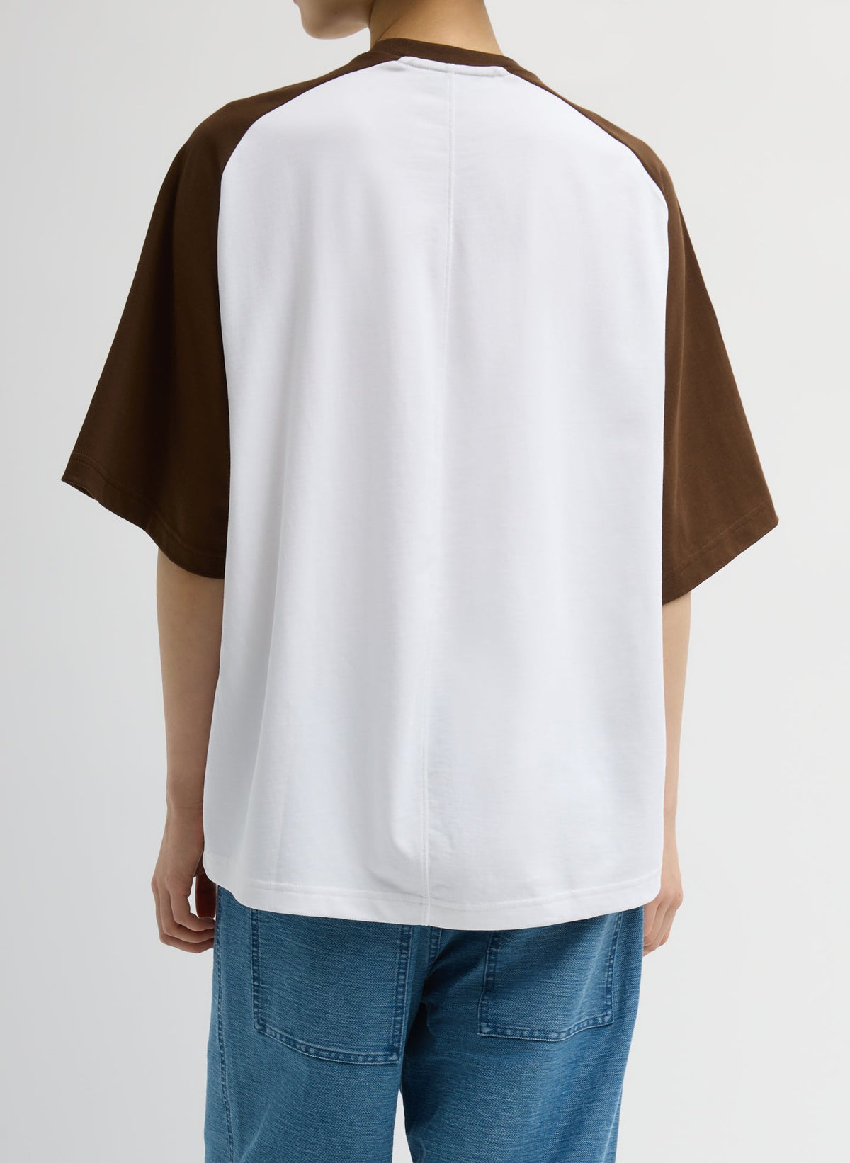 Perfect Baseball T-Shirt Brown Multi - Tibi