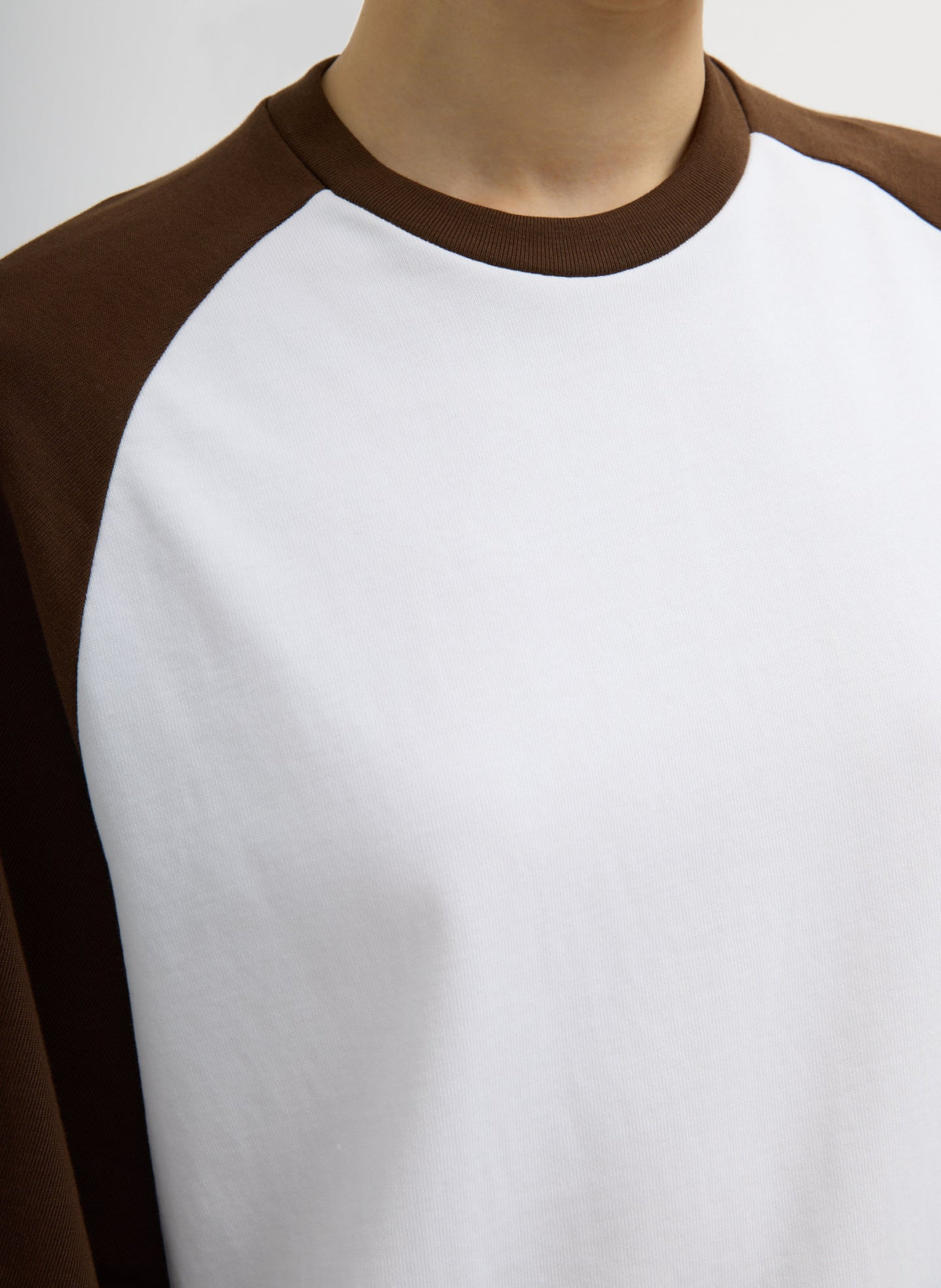 Perfect Baseball T-Shirt Brown Multi - Tibi