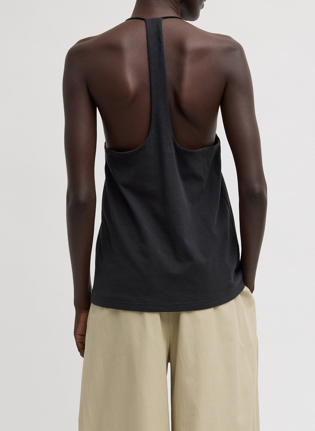 Racerback Tank Black - Tibi