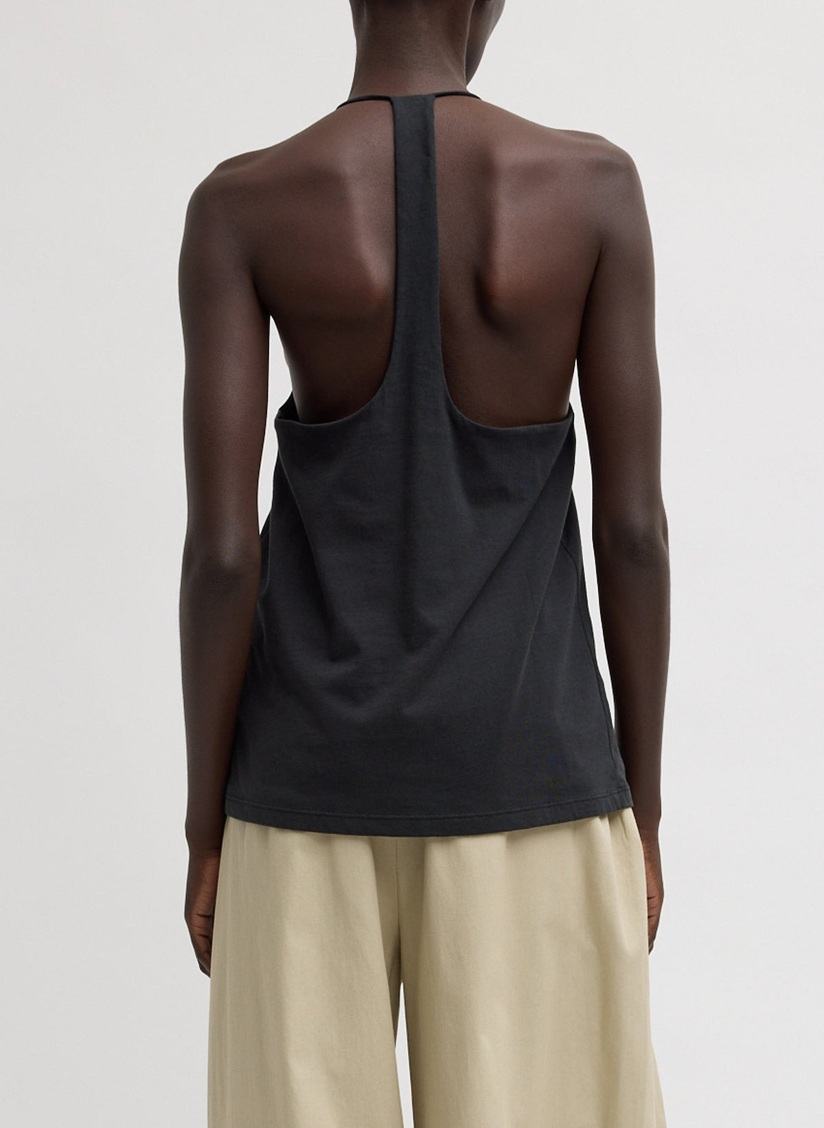 Racerback Tank Black - Tibi