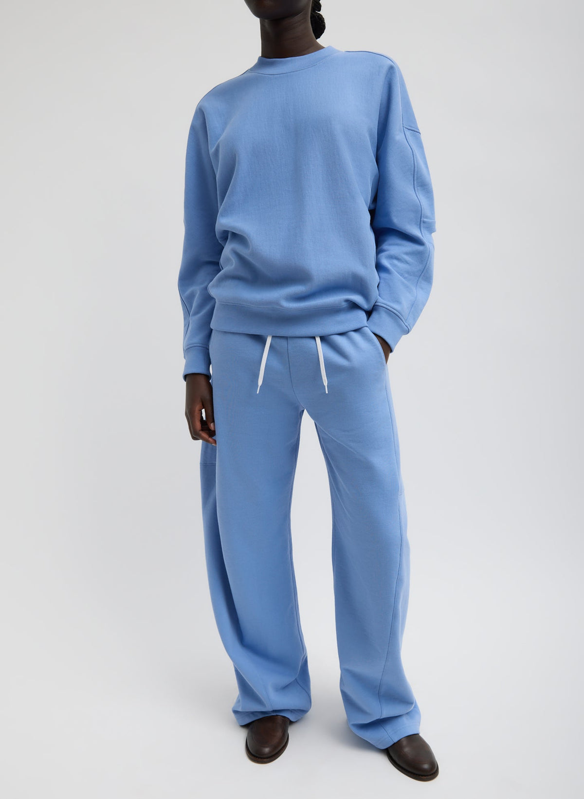Sweatshirting Winslow Pant Light Blue - Tibi