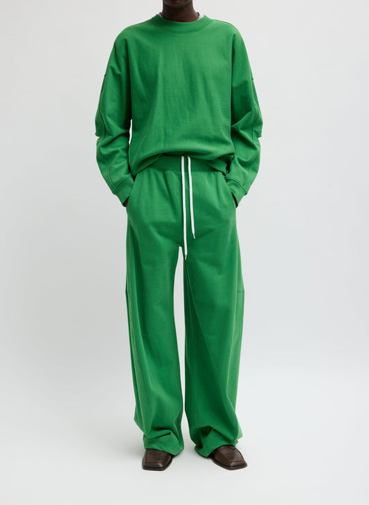 Sweatshirting Winslow Pant Green - Tibi