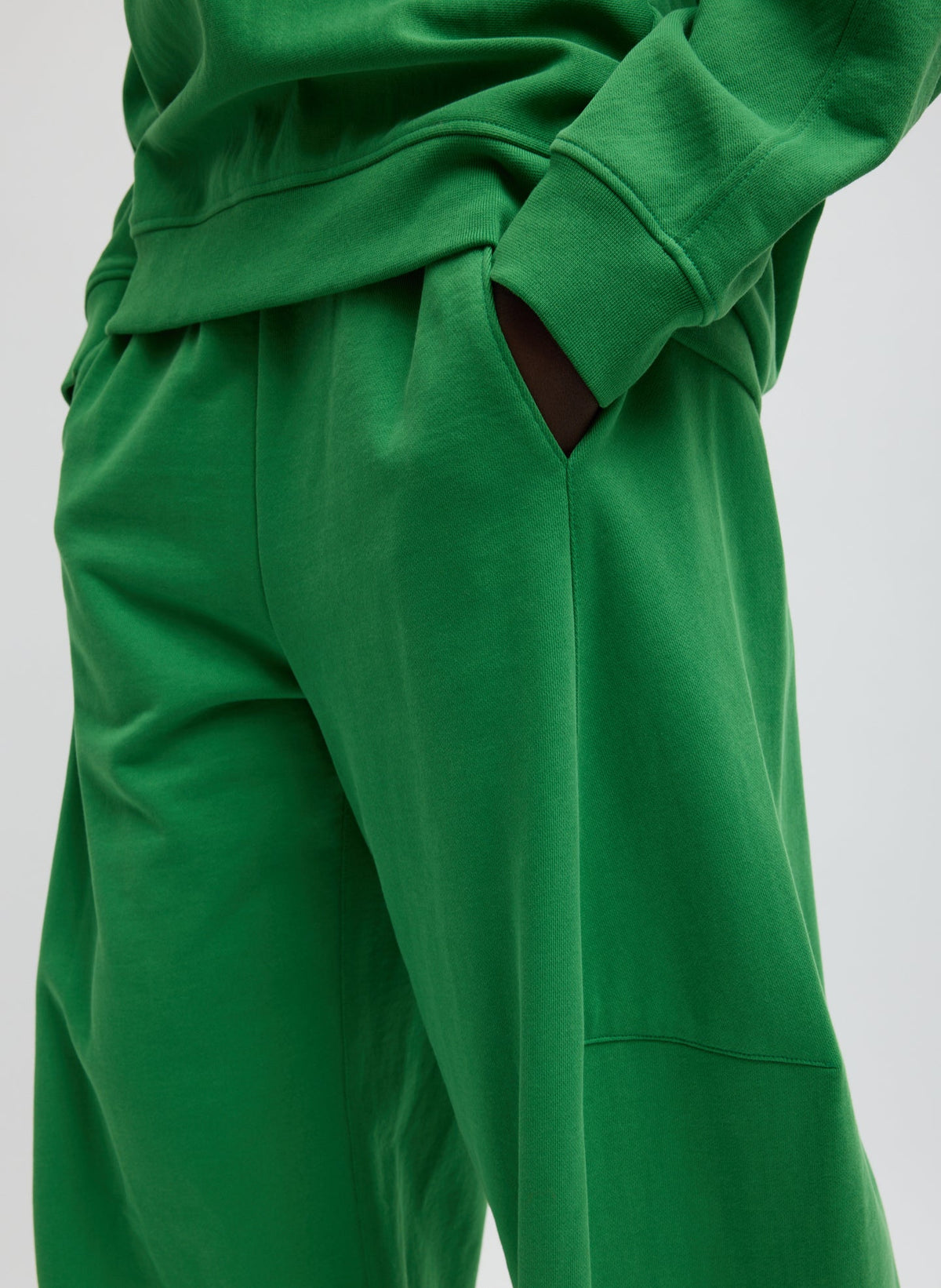 Sweatshirting Winslow Pant Green - Tibi
